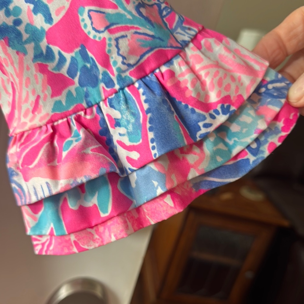 Lilly Pulitzer Pink and Blue Dress - Picture 4 of 4